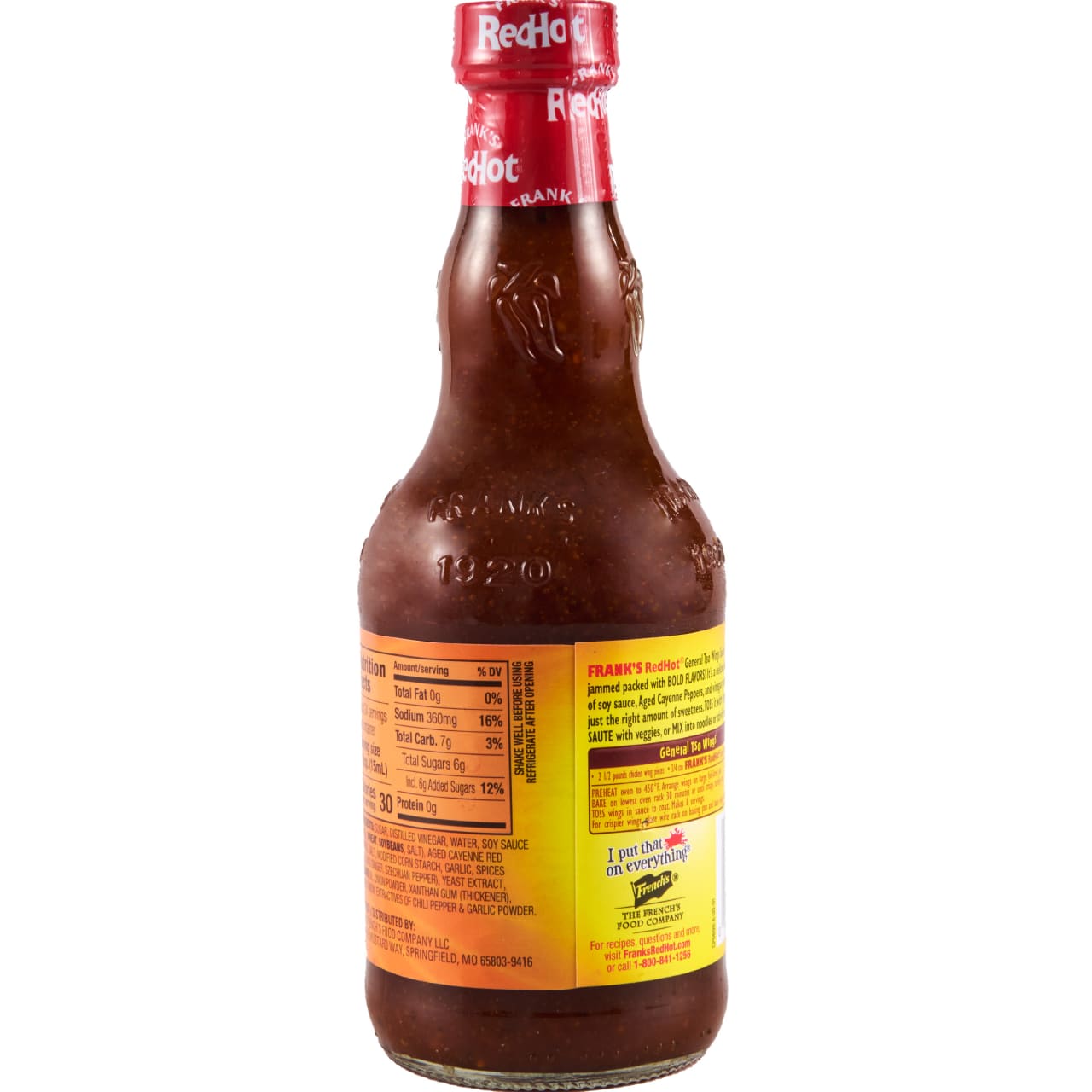 Frank's RedHot® General Tso Wings Sauce. 12 fl oz