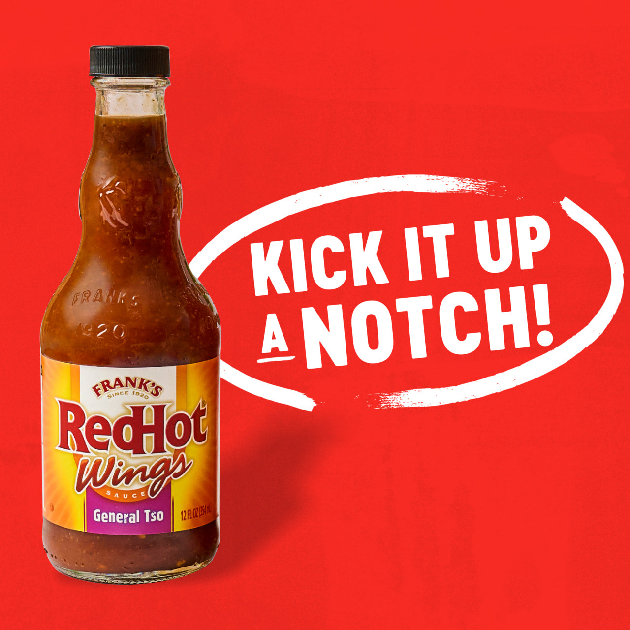 Frank's RedHot® General Tso Wings Sauce. 12 fl oz