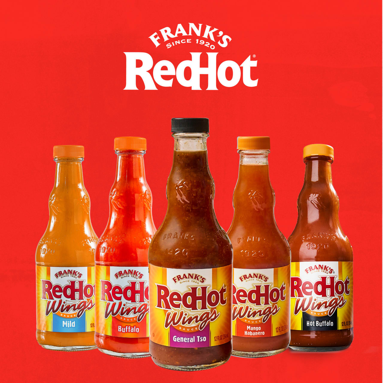 Frank's RedHot® General Tso Wings Sauce. 12 fl oz
