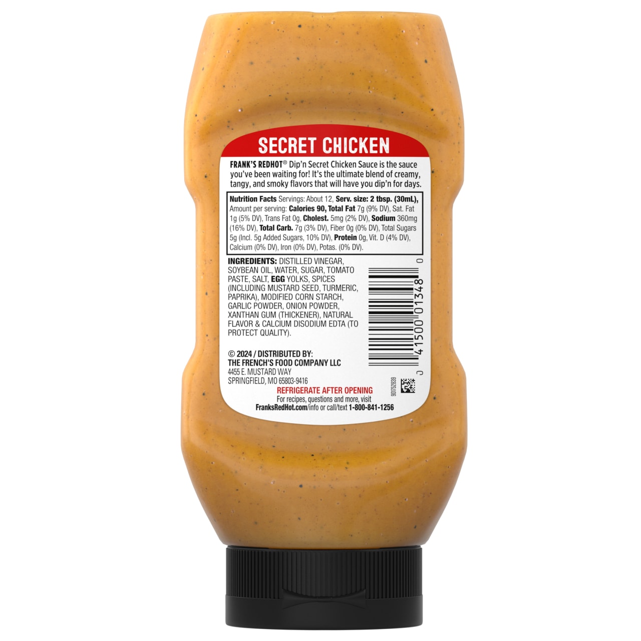 Frank's RedHot® Secret Chicken Dip'n Sauce. 12 fl oz