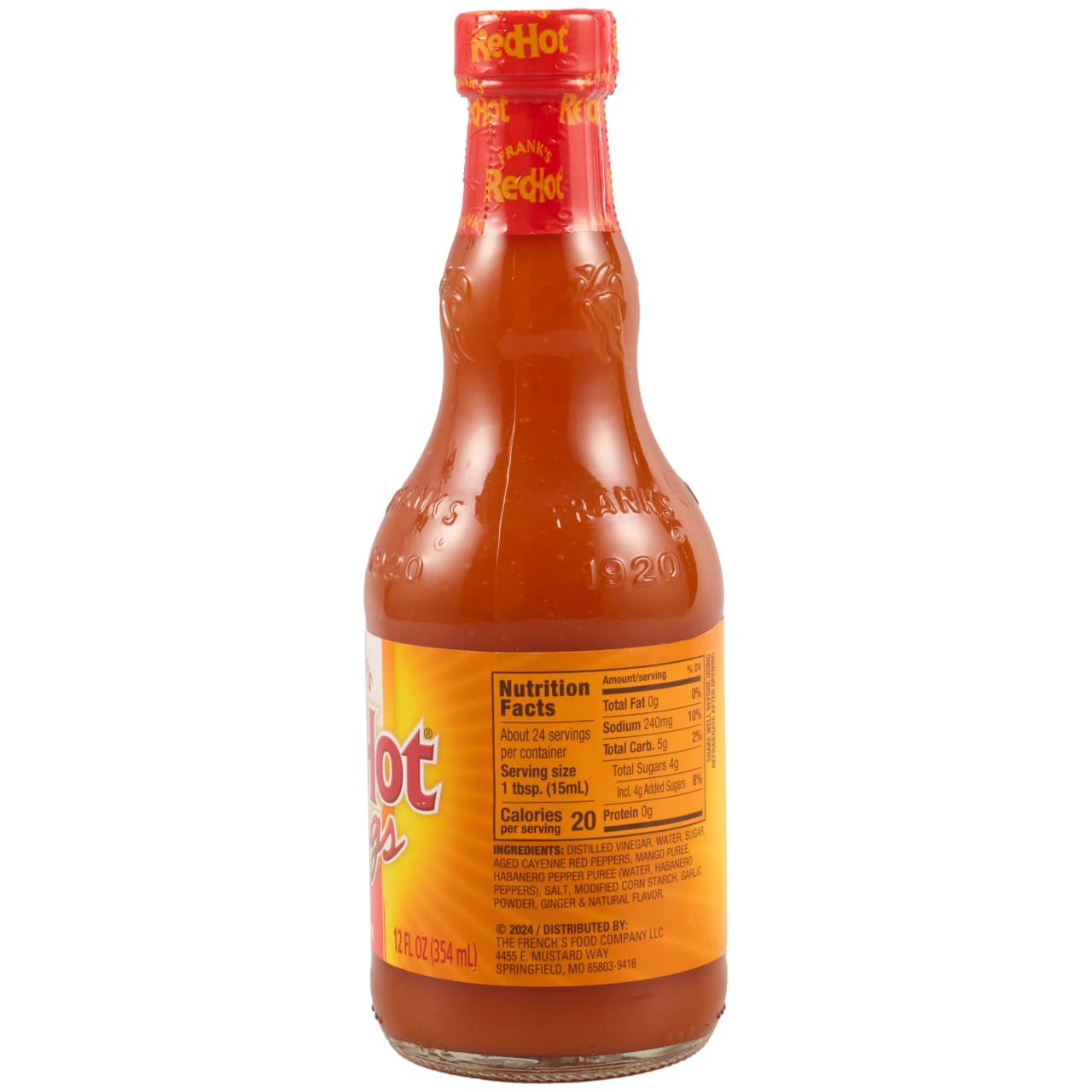 Frank's RedHot® Mango Habanero Wings Sauce. 12 fl oz