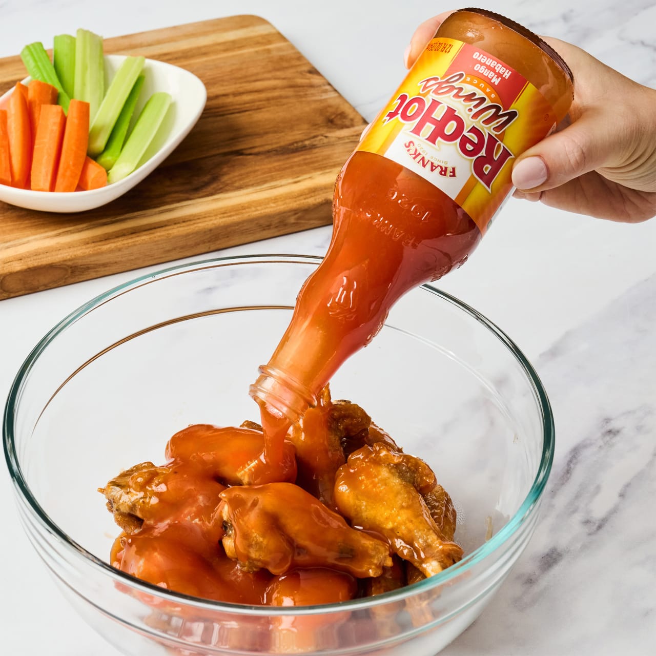 Frank's RedHot® Mango Habanero Wings Sauce. 12 fl oz