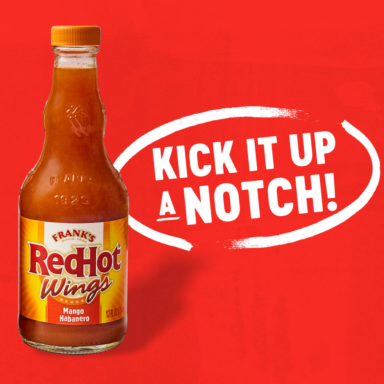 Frank's RedHot® Mango Habanero Wings Sauce. 12 fl oz