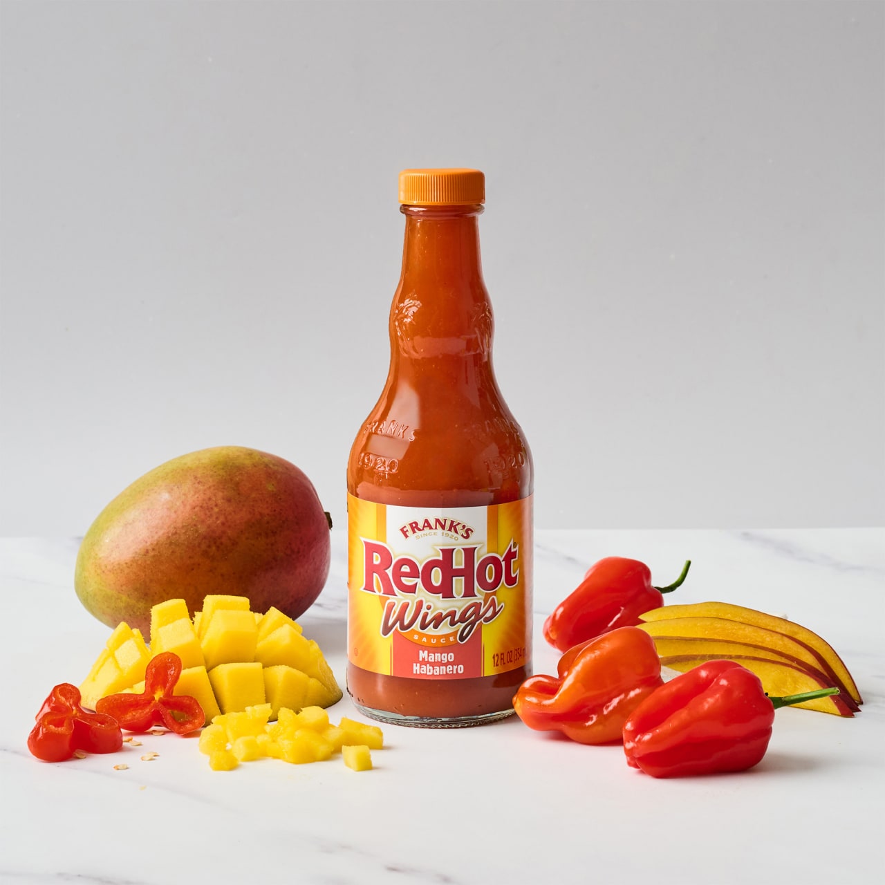 Frank's RedHot® Mango Habanero Wings Sauce. 12 fl oz