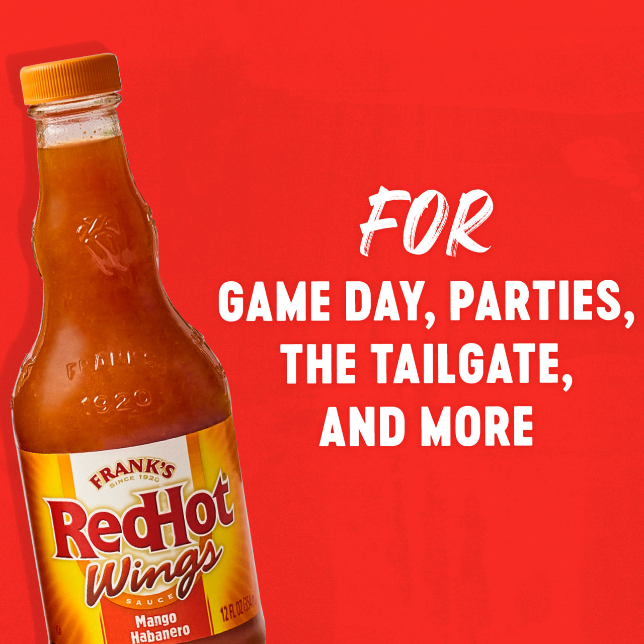 Frank's RedHot® Mango Habanero Wings Sauce. 12 fl oz