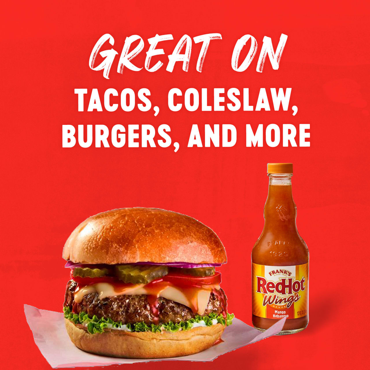 Frank's RedHot® Mango Habanero Wings Sauce. 12 fl oz