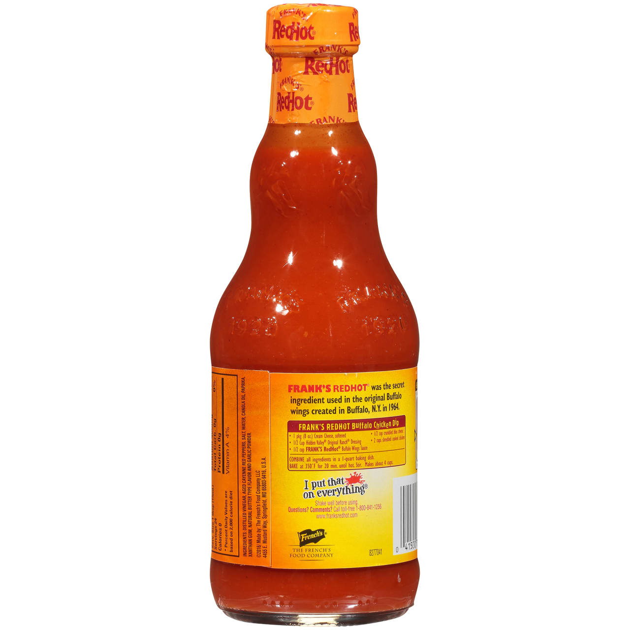 Frank's RedHot® Buffalo Wings Hot Sauce. 12 fl oz (2-Pack)