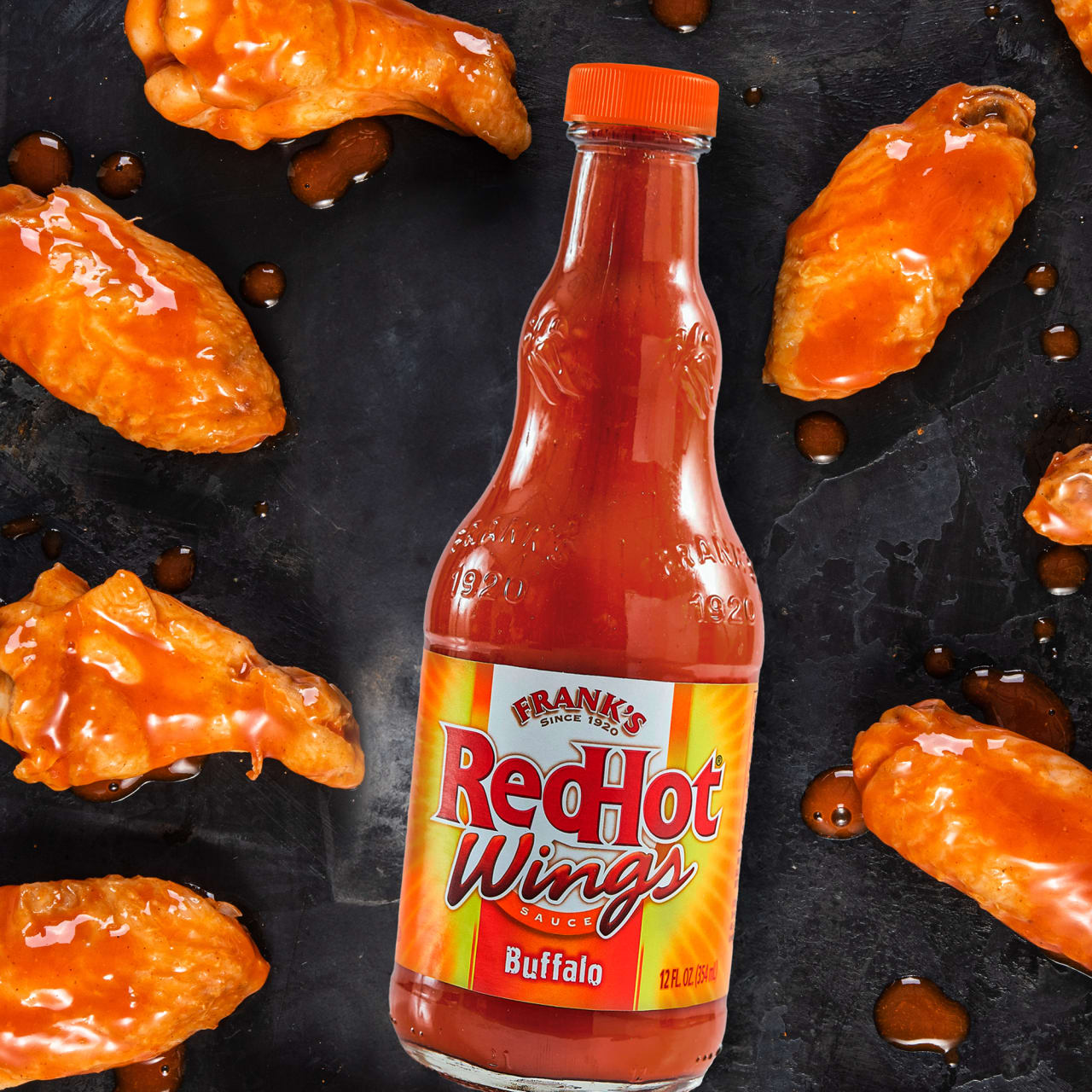 Frank's RedHot® Buffalo Wings Hot Sauce. 12 fl oz (2-Pack)