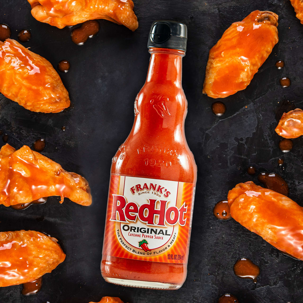 Frank's RedHot®  Original Cayenne Pepper Sauce. 12 oz (2-Pack)
