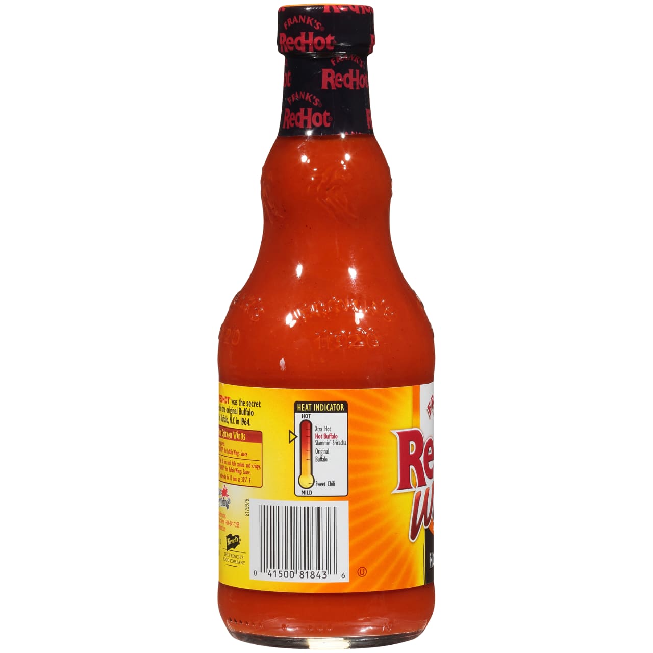 Frank's RedHot® Hot Buffalo Wings Hot Sauce. 12 fl oz (2-Pack)