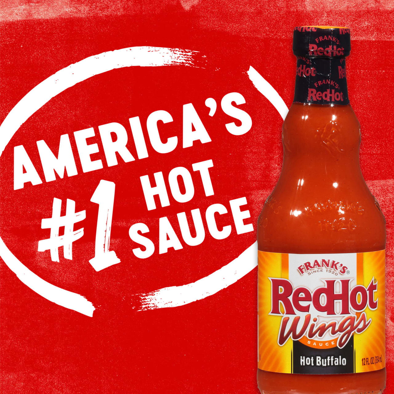 Frank's RedHot® Hot Buffalo Wings Hot Sauce. 12 fl oz (2-Pack)
