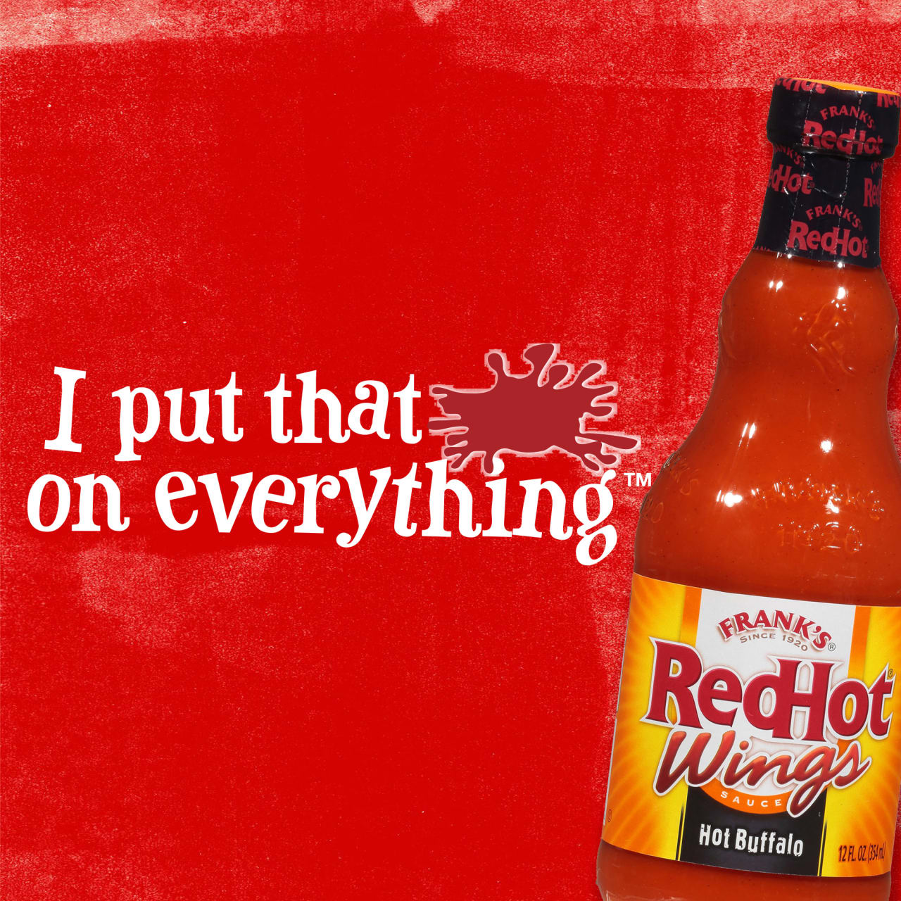 Frank's RedHot® Hot Buffalo Wings Hot Sauce. 12 fl oz (2-Pack)