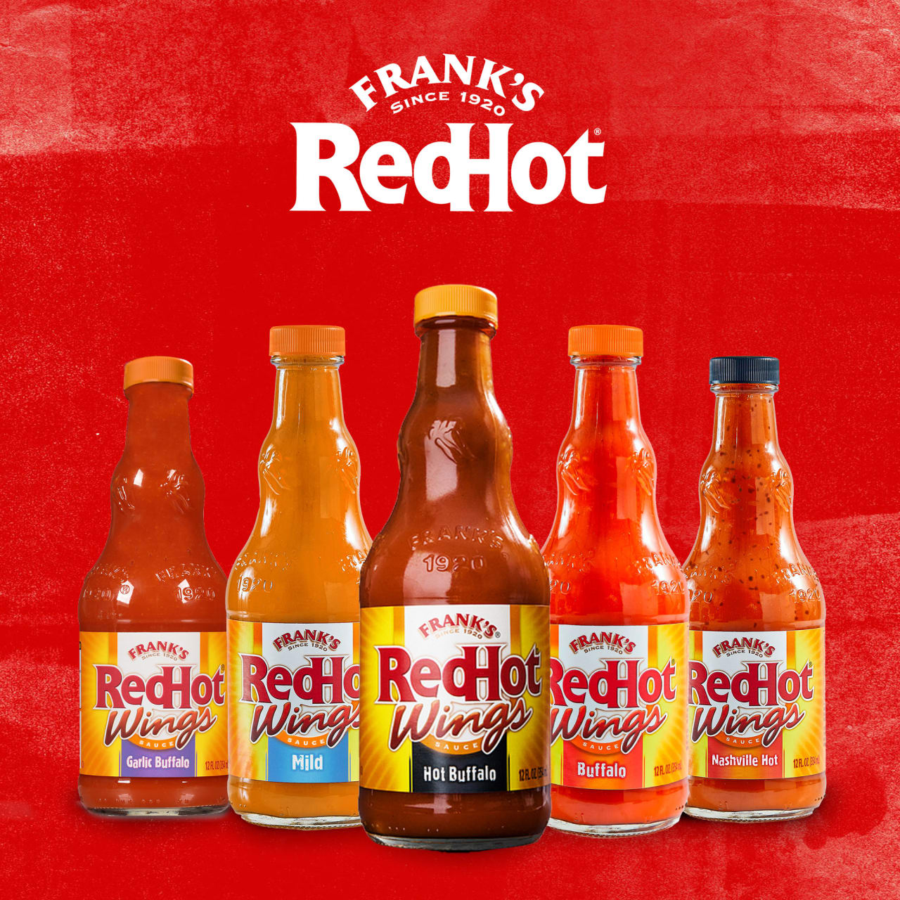 Frank's RedHot® Hot Buffalo Wings Hot Sauce. 12 fl oz (2-Pack)