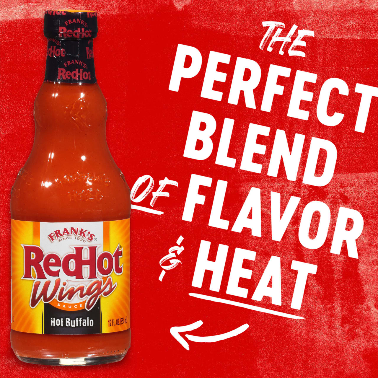 Frank's RedHot® Hot Buffalo Wings Hot Sauce. 12 fl oz (2-Pack)