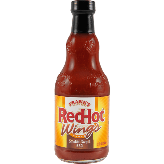 Frank's RedHot® Smokin' Sweet BBQ Wings Sauce. 12 fl oz (2-Pack)