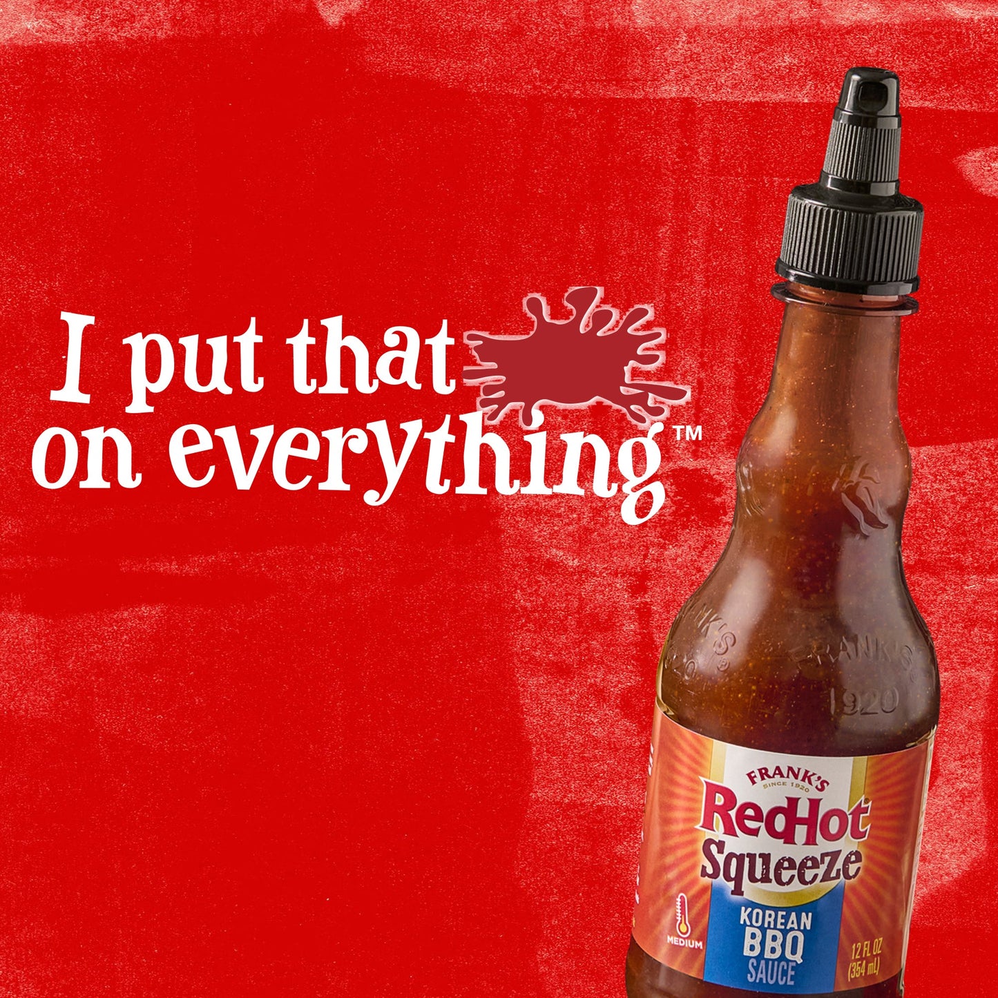 Frank's RedHot® Korean BBQ Squeeze Hot Sauce. 12 fl oz