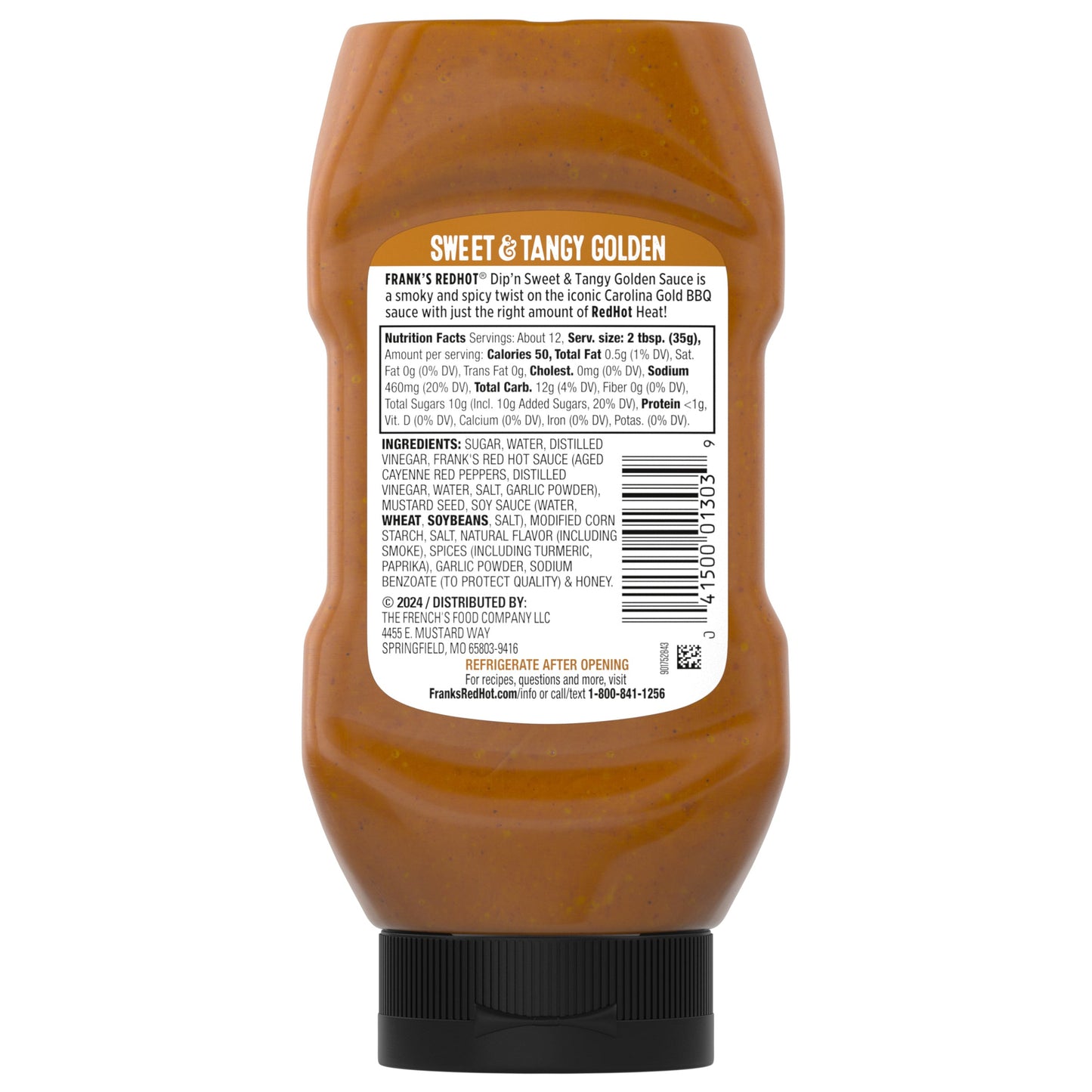 Frank's RedHot® Golden Dip'N Sauce. 12 fl oz