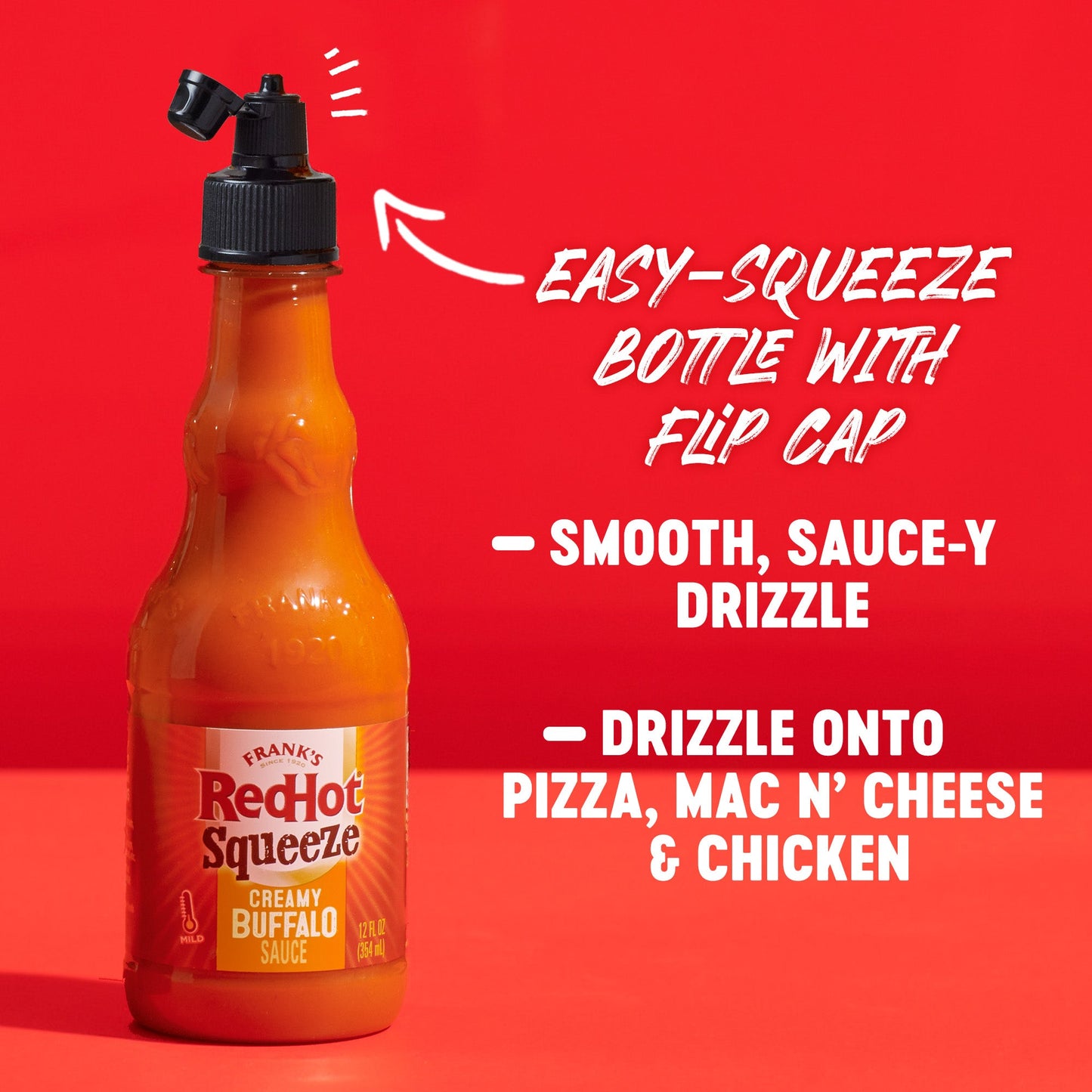 Frank's RedHot® Creamy Buffalo Squeeze Sauce. 12 fl oz