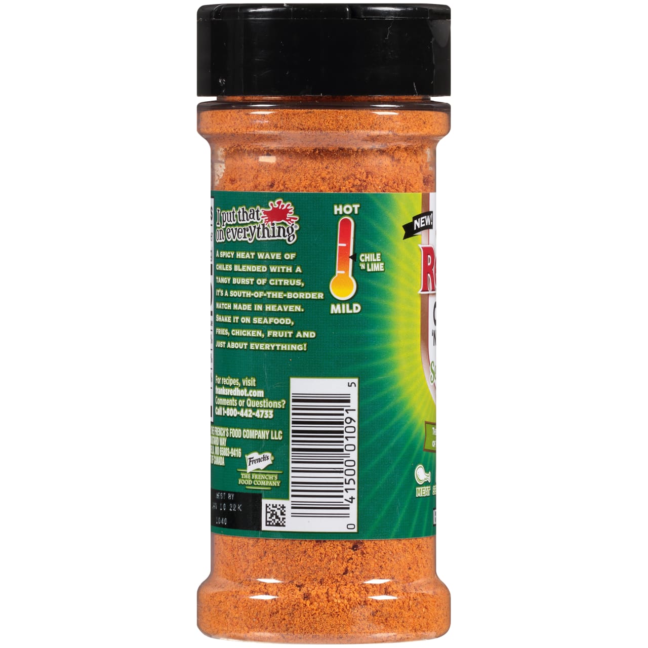 Frank's RedHot® Chile and Lime Seasoning Blend. 5.43 oz