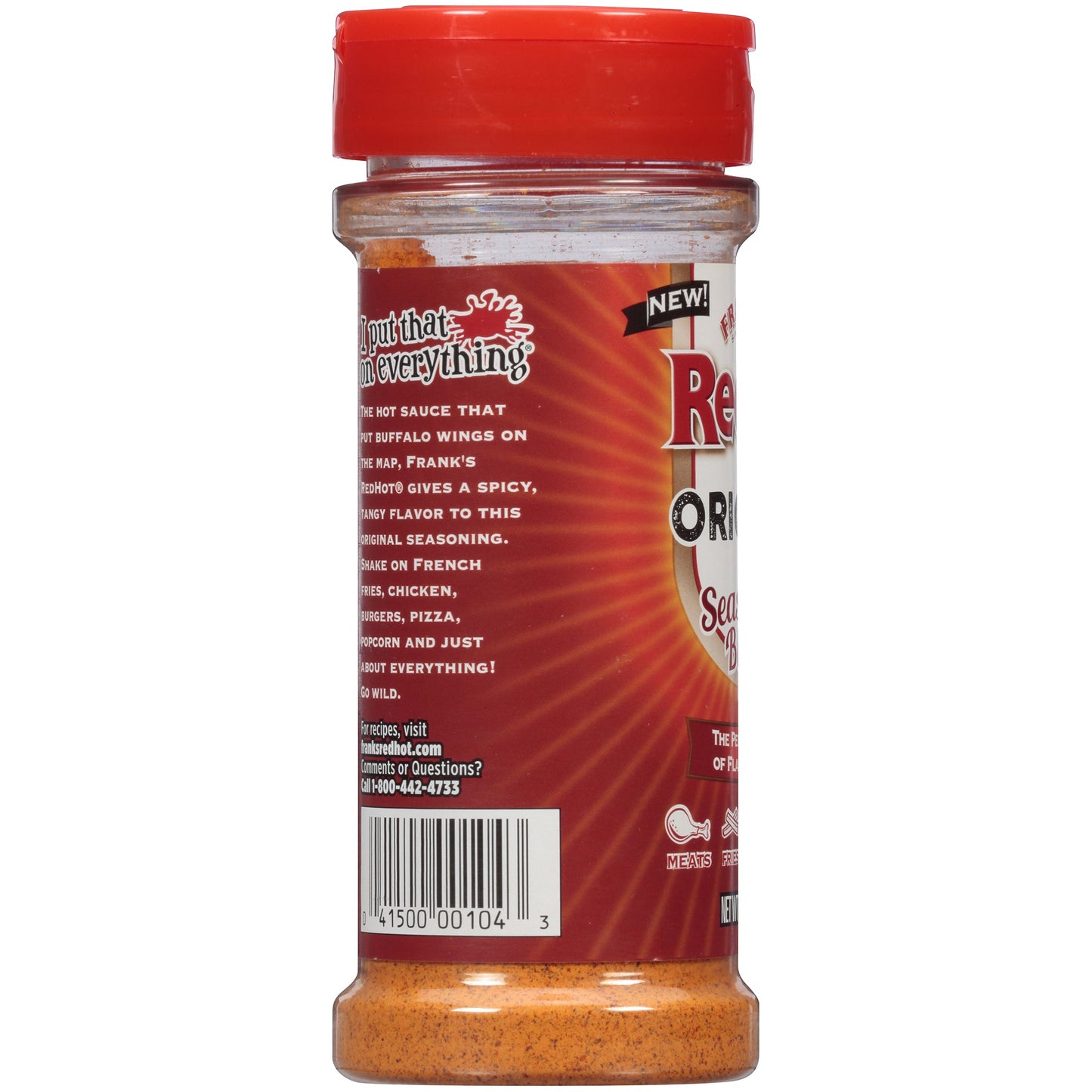 Frank's RedHot® Original Seasoning Blend. 4.12 oz