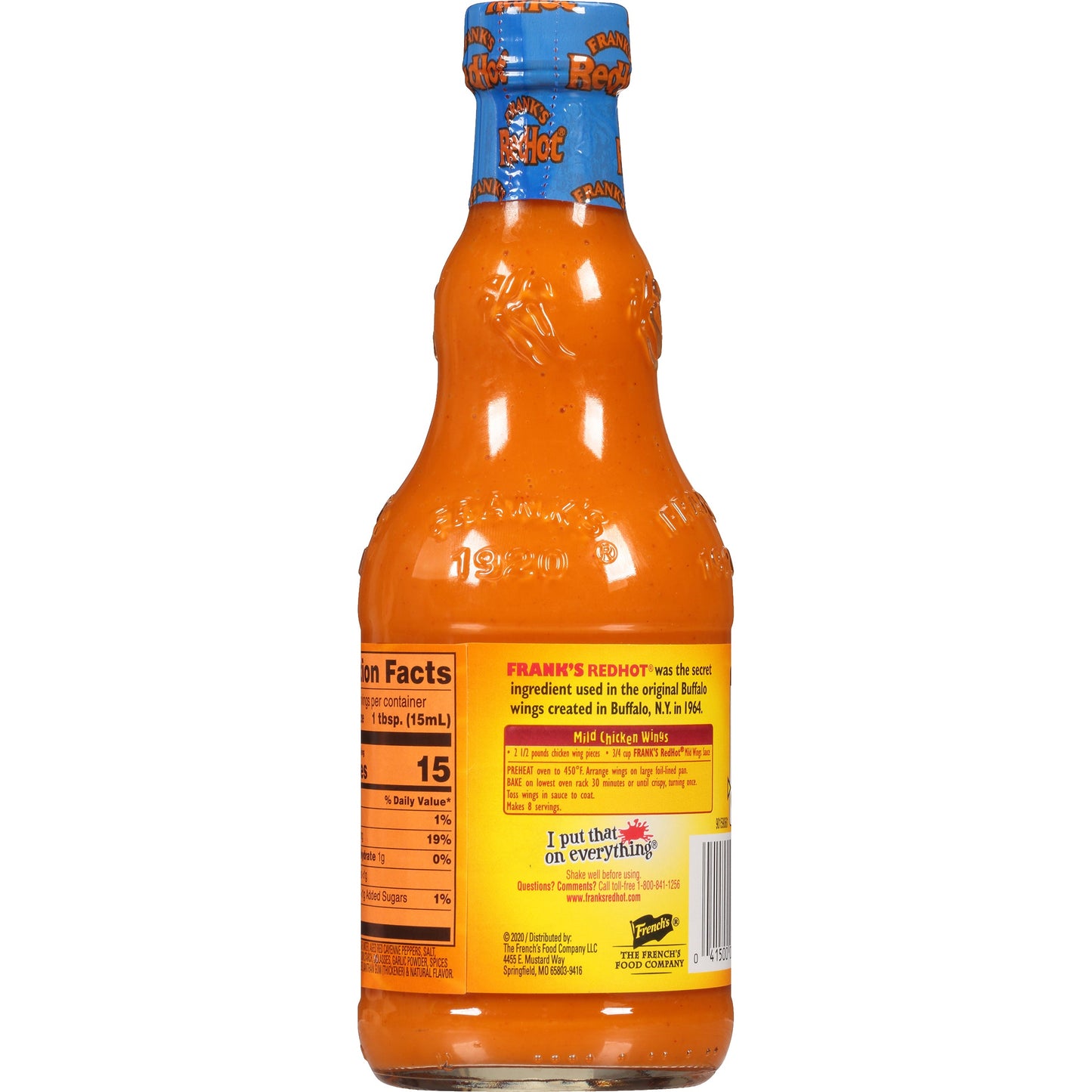 Frank's RedHot® Mild Wings Hot Sauce. 12 fl oz (2-Pack)