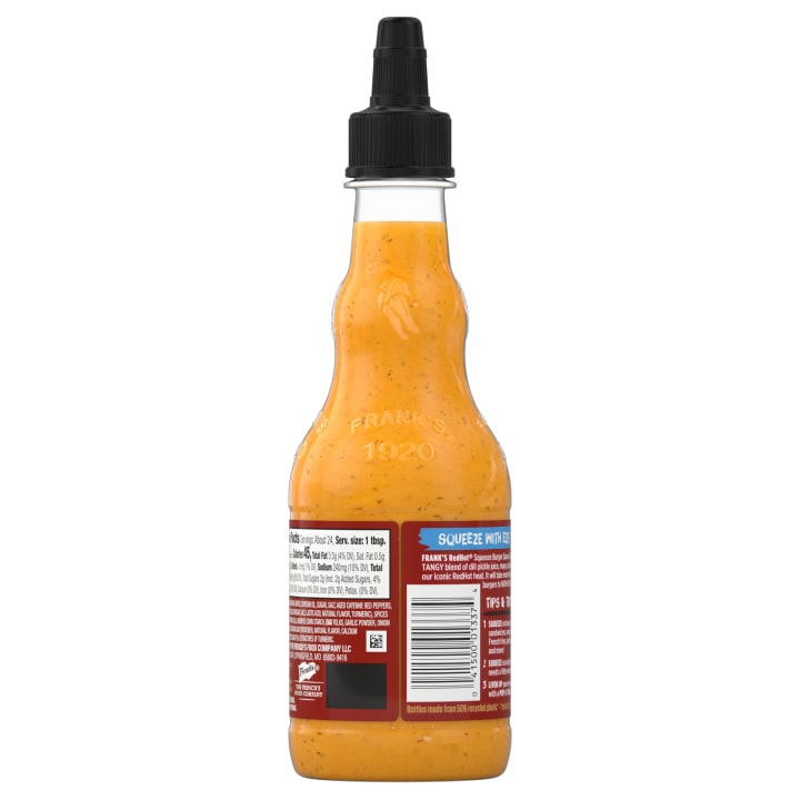 Frank's RedHot® Burger Squeeze Sauce. 12 fl oz