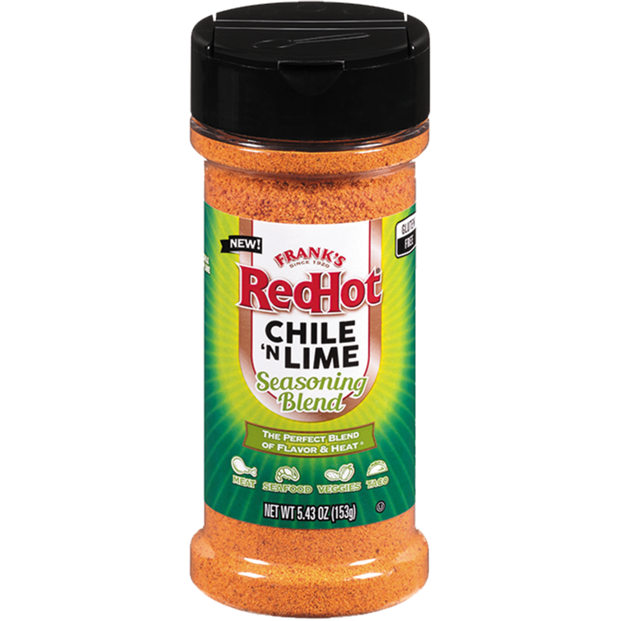 Frank's RedHot® Chile and Lime Seasoning Blend. 5.43 oz