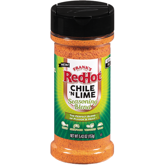 Frank's RedHot® Chile and Lime Seasoning Blend. 5.43 oz