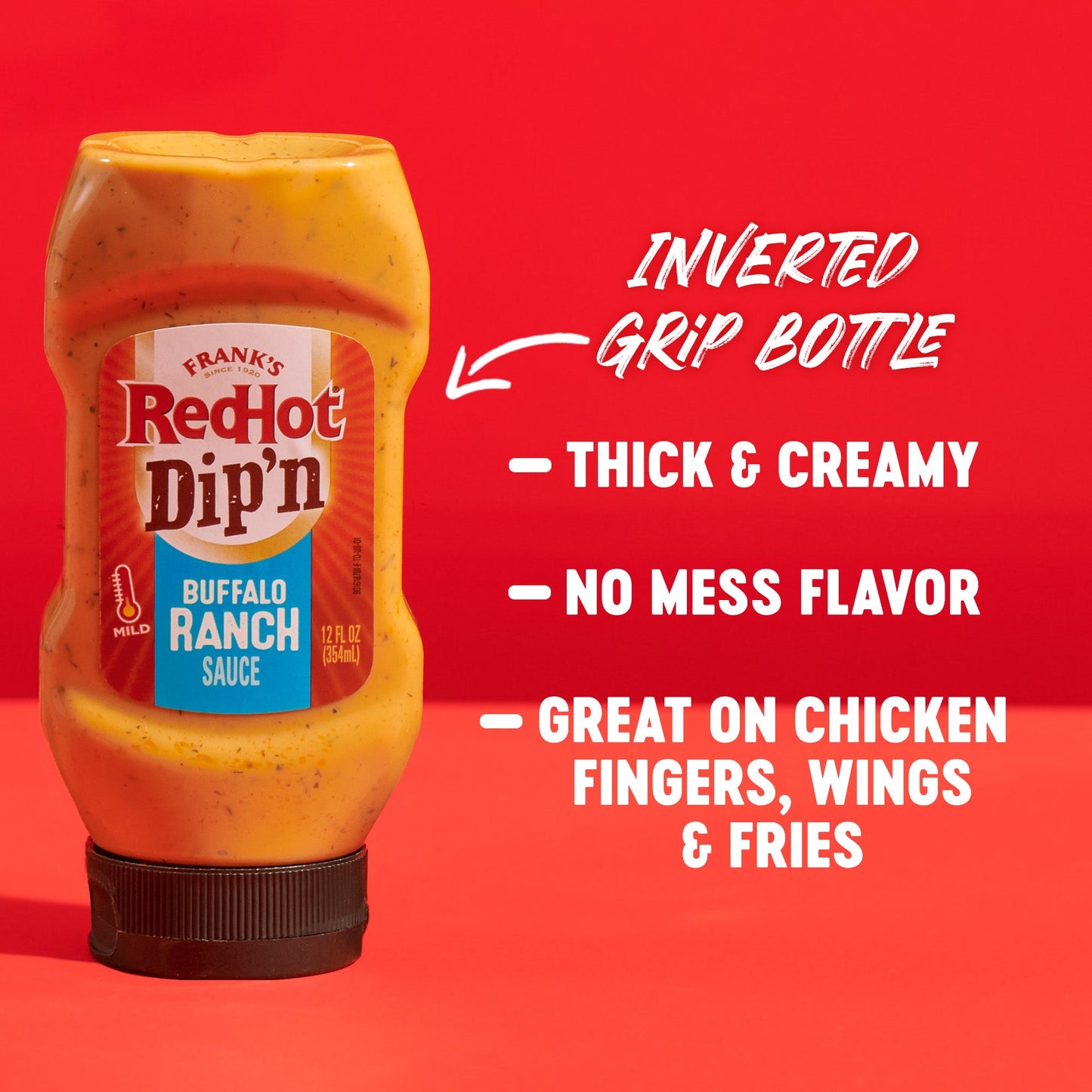 Frank's RedHot® Buffalo Ranch Dip'N Sauce. 12 fl oz