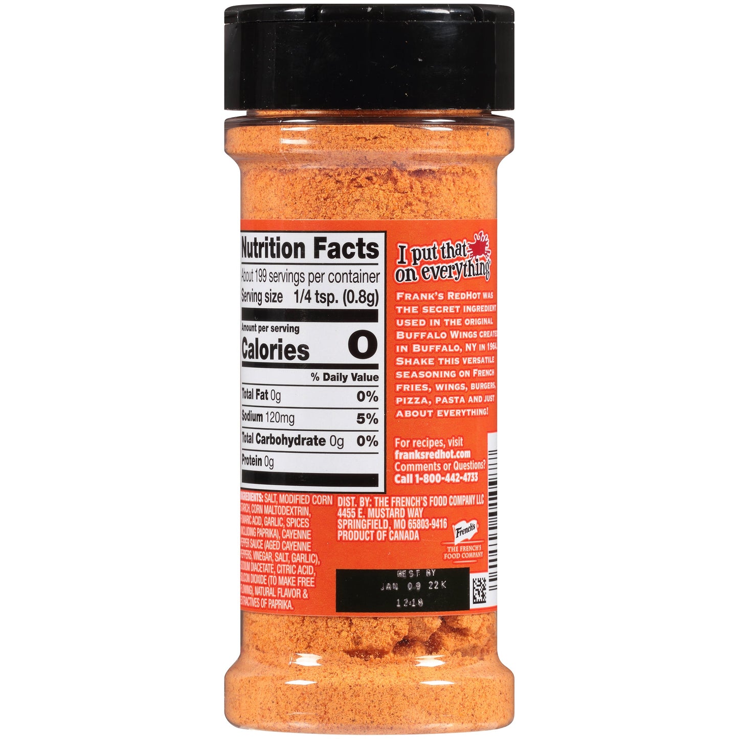 Frank's® RedHot® Buffalo Seasoning Blend. 5.61 oz