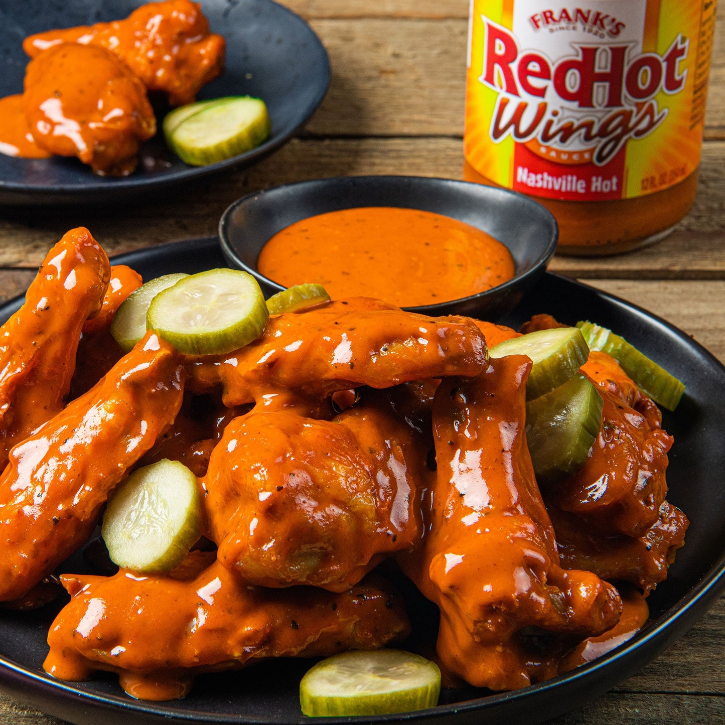 Frank's RedHot® Nashville Hot Wing Sauce. 12 fl oz (2-Pack)