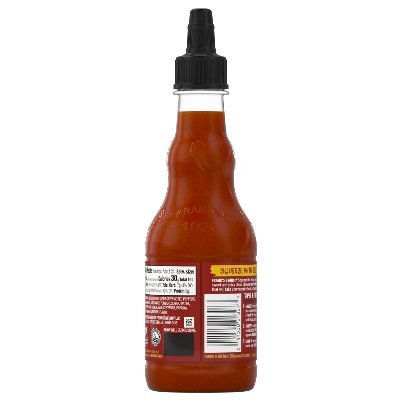 Frank's RedHot® Hot Honey Squeeze Sauce. 12 fl oz