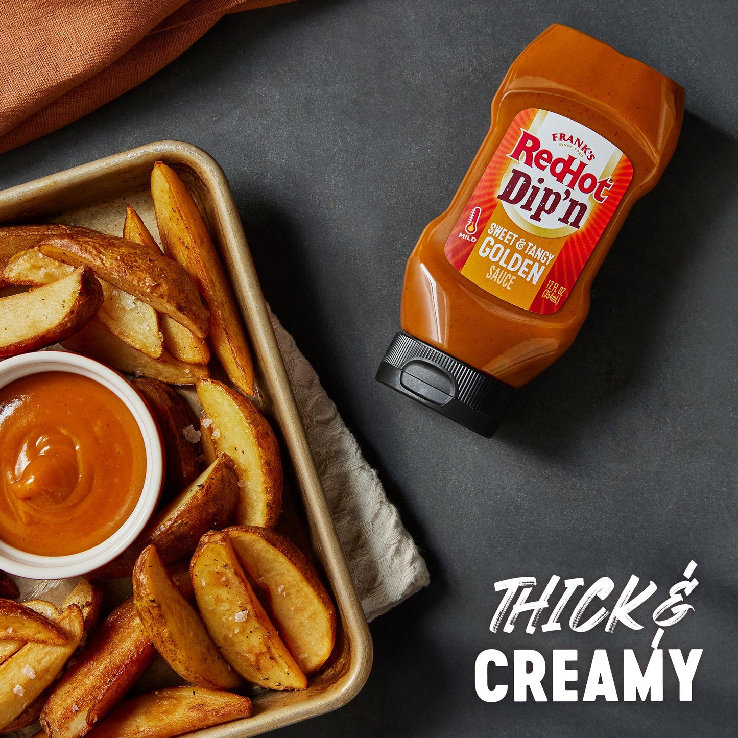 Frank's RedHot® Golden Dip'N Sauce. 12 fl oz