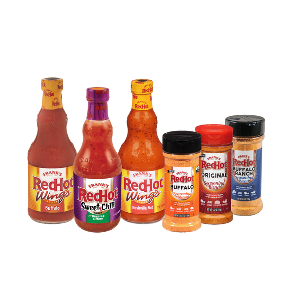 Frank's RedHot® Wing Lovers Combo Pack. 6ct