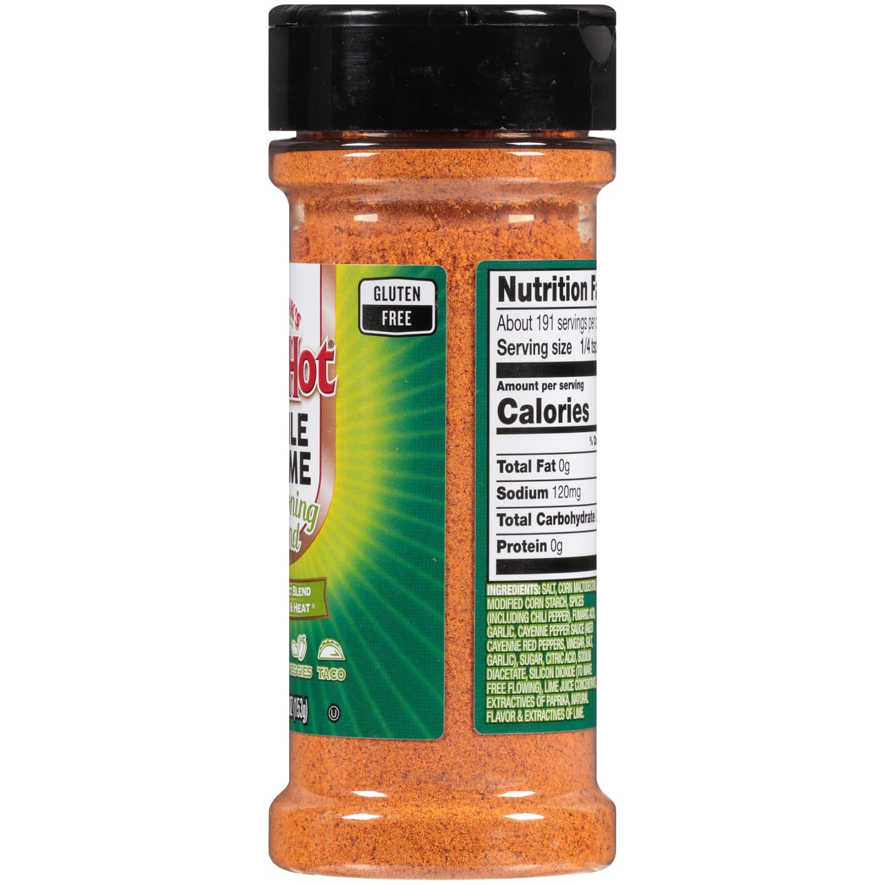 Frank's RedHot® Chile and Lime Seasoning Blend. 5.43 oz