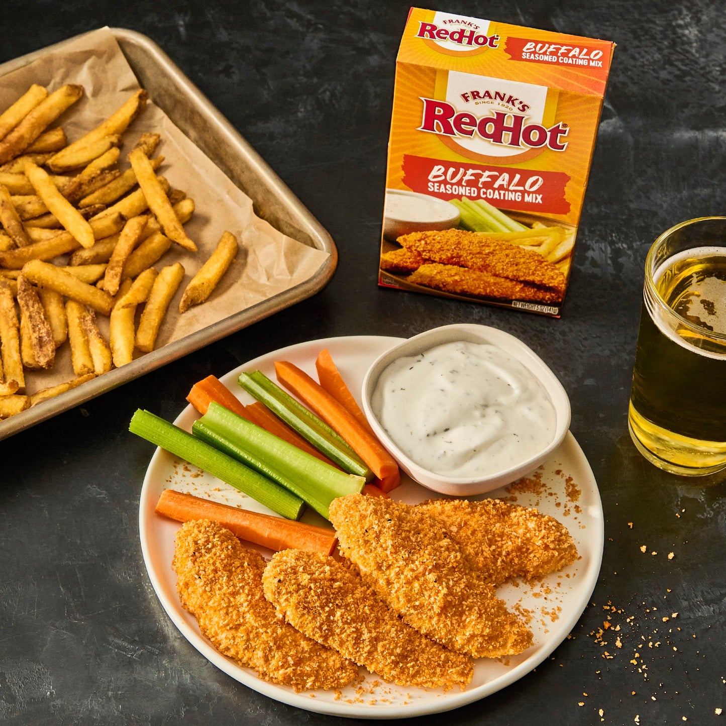 Frank's RedHot® Buffalo Seasoned Coating Mix. 5 oz