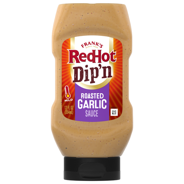 Frank's RedHot® Roasted Garlic Dip'N Sauce. 12 fl oz