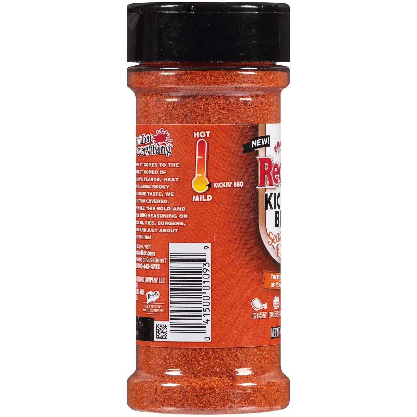 Frank's RedHot® Kickin BBQ Seasoning Blend. 4.9 oz
