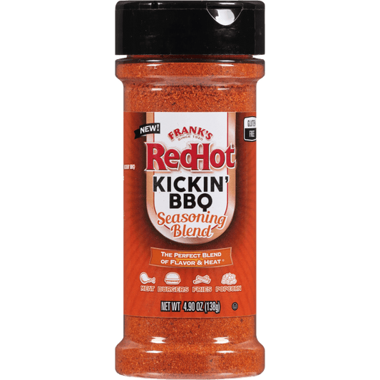 Frank's RedHot® Kickin BBQ Seasoning Blend. 4.9 oz
