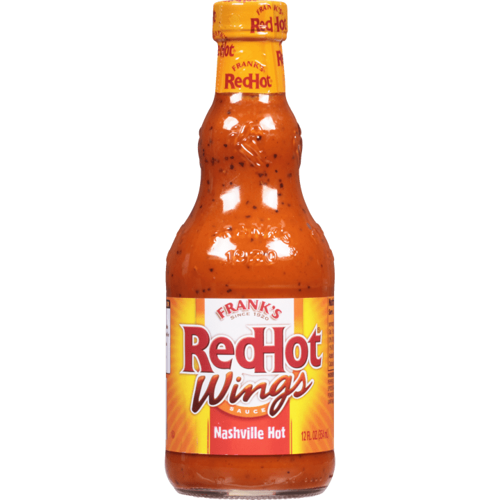 Frank's RedHot® Nashville Hot Wing Sauce. 12 fl oz (2-Pack)