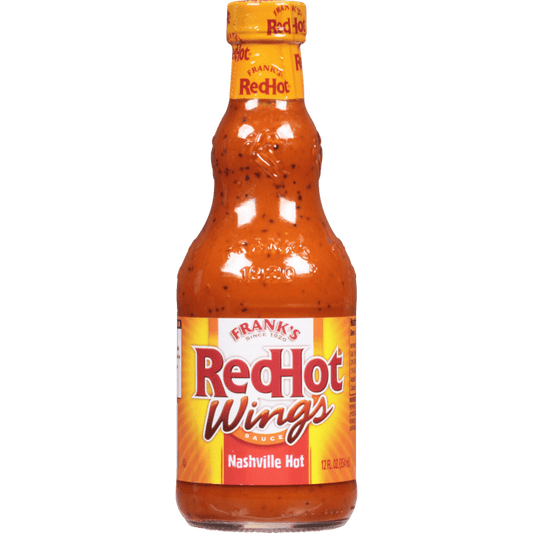 Frank's RedHot® Nashville Hot Wing Sauce. 12 fl oz (2-Pack)