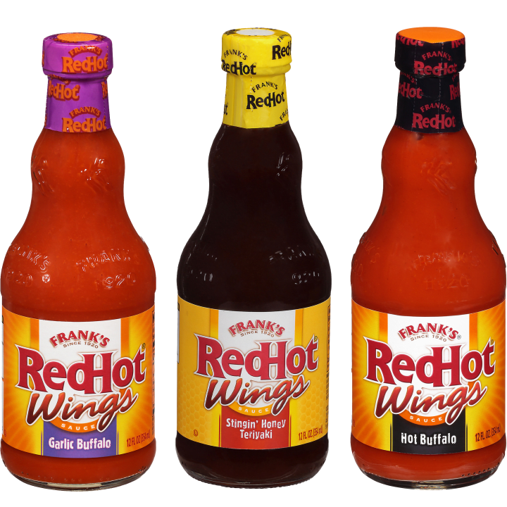 Frank's RedHot® Sweet. Hot & Garlicky Wings Sauce Variety Pack
