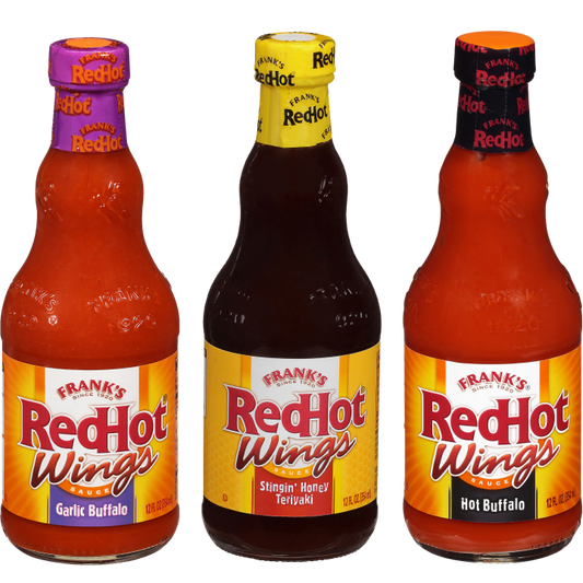 Frank's RedHot® Sweet. Hot & Garlicky Wings Sauce Variety Pack