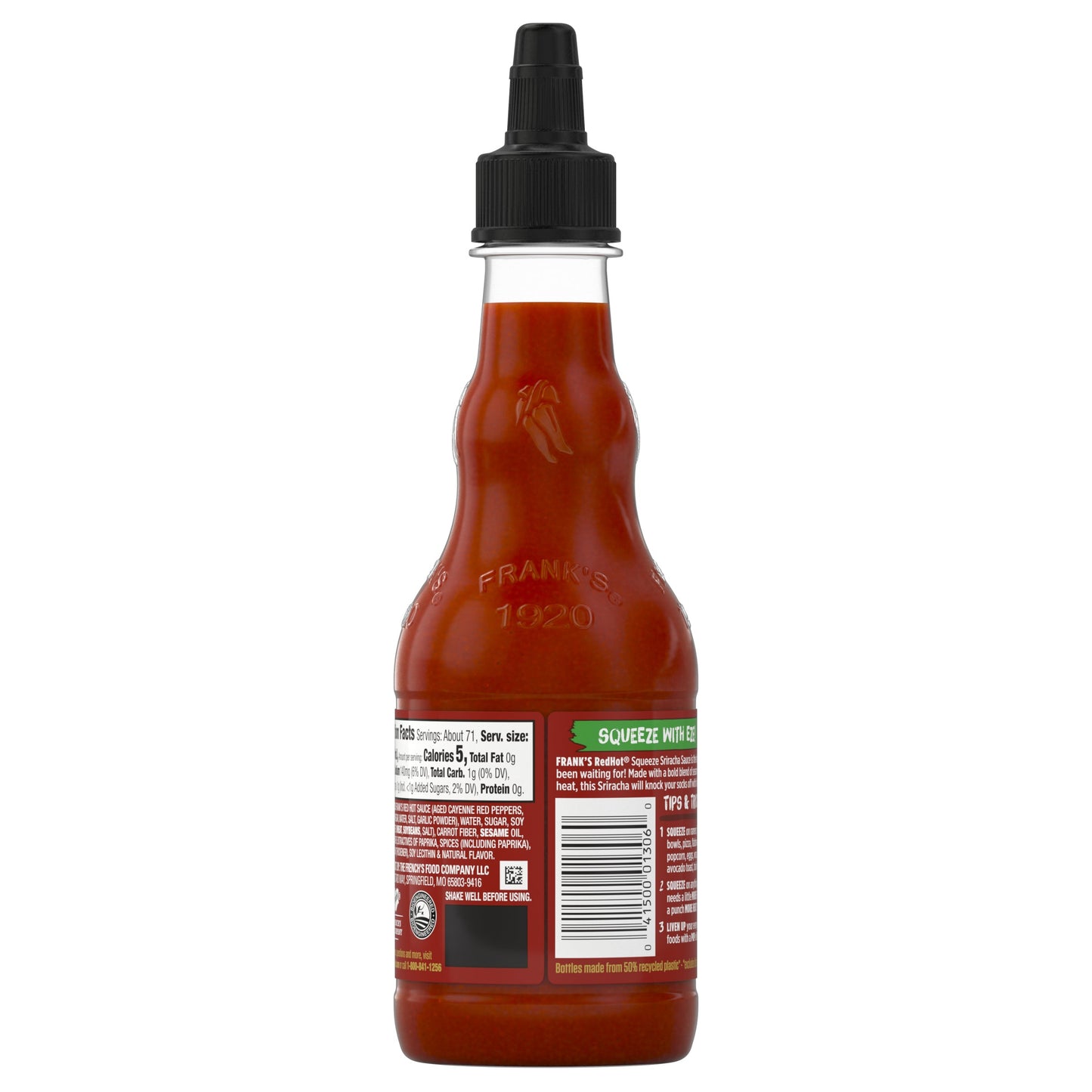Frank's RedHot® Sriracha Squeeze Sauce. 12 fl oz