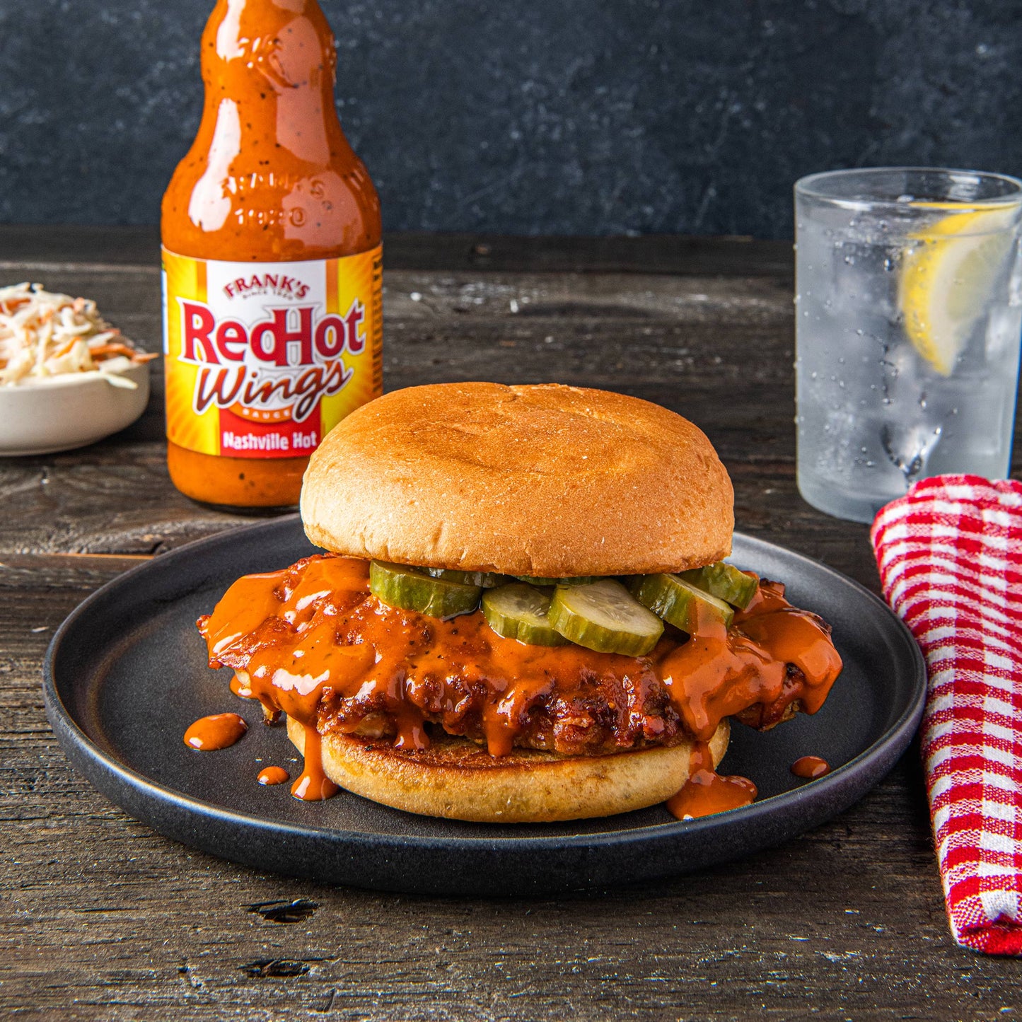 Frank's RedHot® Nashville Hot Wing Sauce. 12 fl oz (2-Pack)